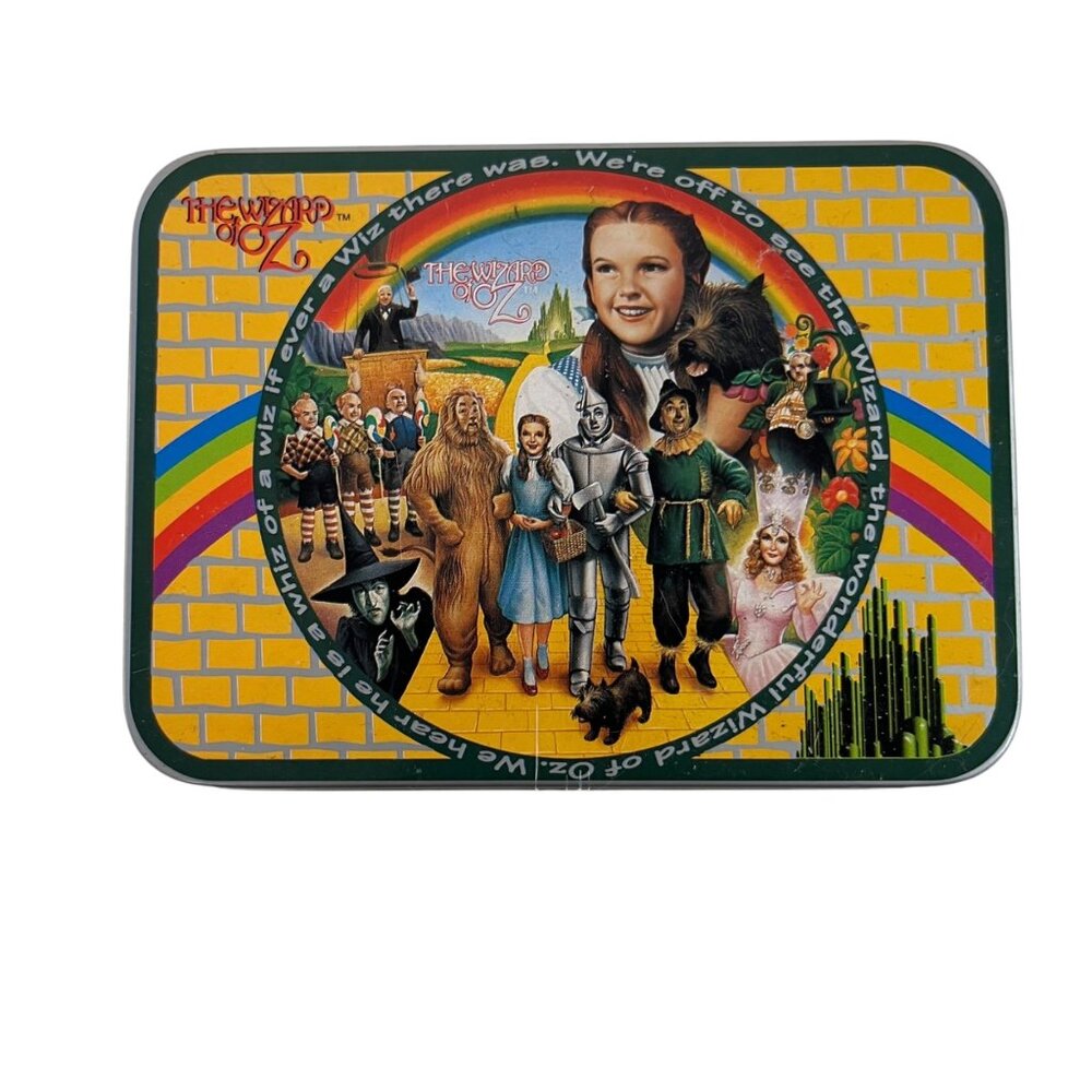 Enesco The Wizard of Oz 1995 Playing Cards in Tin Case - 2 sets